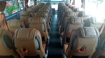 Interior bus pariwisata sembodo