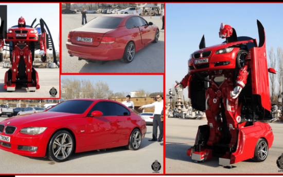 Sewa Start up Turki Ciptakan Mobil Transformer Dari Sedan BMW