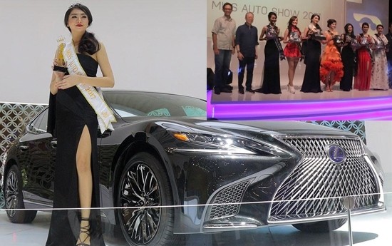 Sewa Agnes dari Lexus Raih Mahkota Miss Auto Show 2017