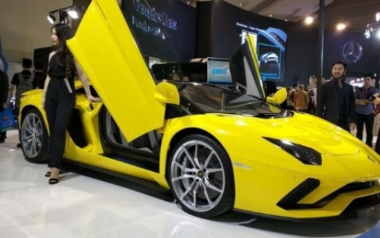 Sewa Lambo Aventador S Roadster Bintangi IIMS 2018, Seharga Rp20 M