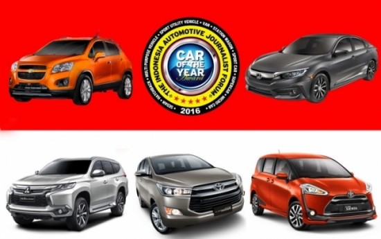 Sewa 5 Kandidat Mobil Terbaik Forwot Car of The Year 2016