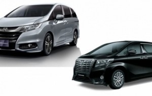 Mobil Pengantin Usaha Honda Odyssey Mengusik Toyota Alphard