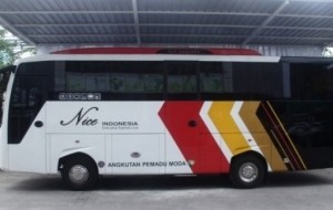 Mobil Pengantin Armada Shuttle Bandara Kualanamu Pakai Bus Tata