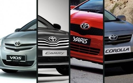 Sewa Toyota Recall 40.280 Camry, Corolla, Yaris dan Vios 2001-2008