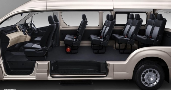 Sewa mobil online - Toyota Hiace